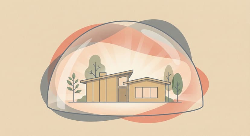 Safety pillar illustration showing protection and security